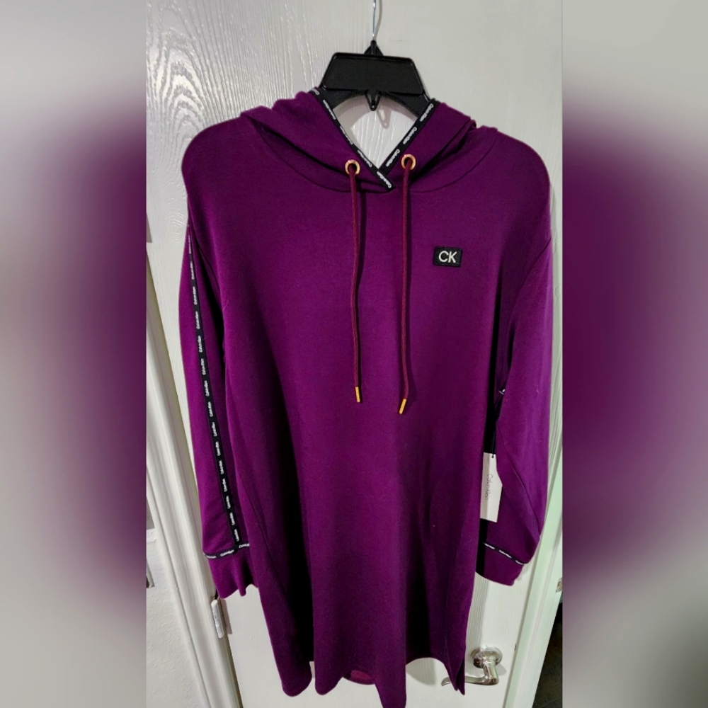 Calvin Klein hooded dress